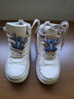 Baskets montantes Disney STITCHS blanc taille 27 état bon🐞