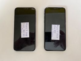 2x iPhone X - Defekte Displays/Rückseiten & iCloud-Locks