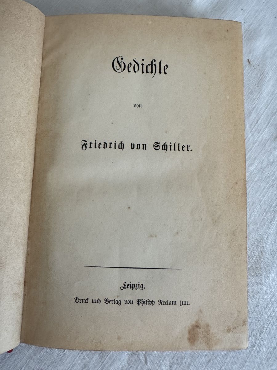 Libri: Teilweise Ledergebundene Bücher, Schiller – Usato da Langnau am Albis venduto da pla_2vk5 3