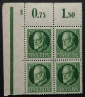 Bayern König Ludwig Mi-Nr.113 A Postfrisch 4er Block