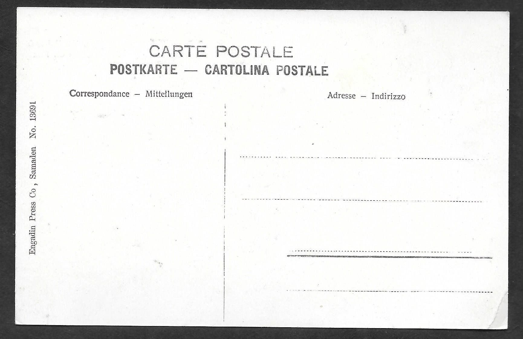Cartoline postali: Tga Val Faller & Cima da Flix – Usato da Olten venduto da clotaldi 1