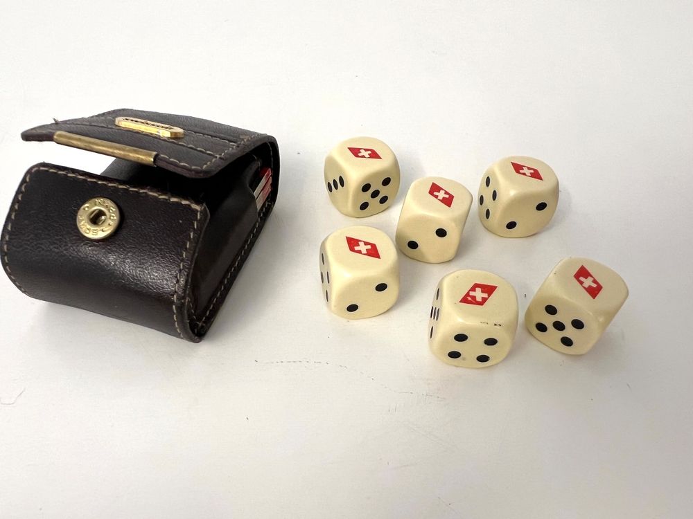 FQQF Würfelspiel-Set Mit 3 Würfeln Und 36 Chips - Perfekt Für Partys & Trinkspiele (ab 15 Jahren)