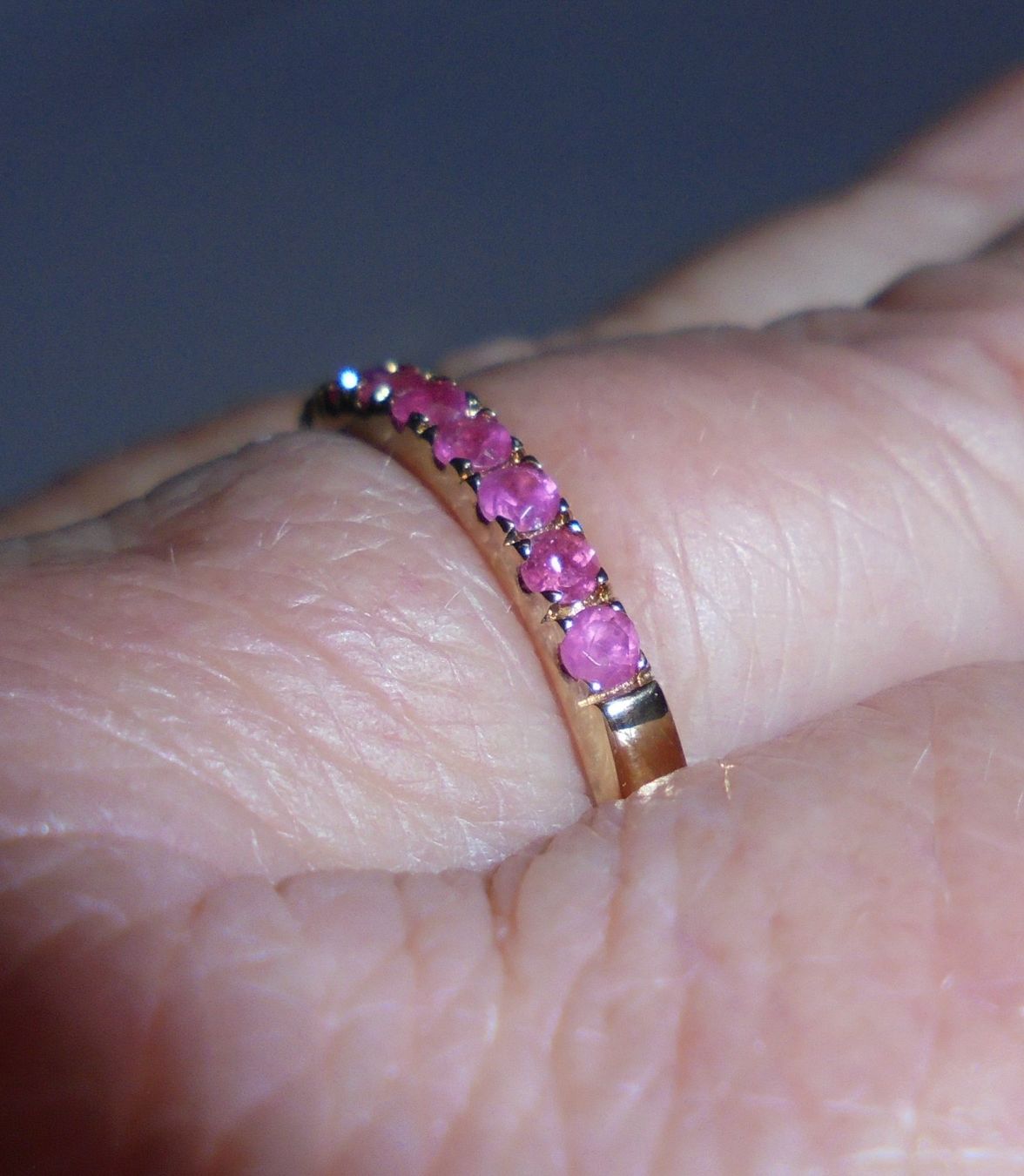 Ringe: Echtschmuck: Madagaskar-Rubin-Silberring, vergoldet / 56 – Neu (gemäss Beschreibung) aus Zuchwil von maumauchi 6