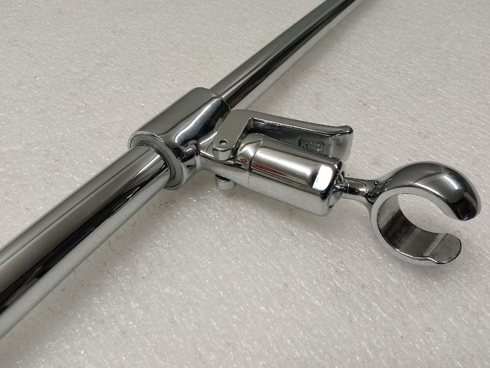 SKOWLL Duschkopfhalterstange 66 Cm – Höhenverstellbar, Mit Wandmontage Oder Ohne Bohren, Chrom