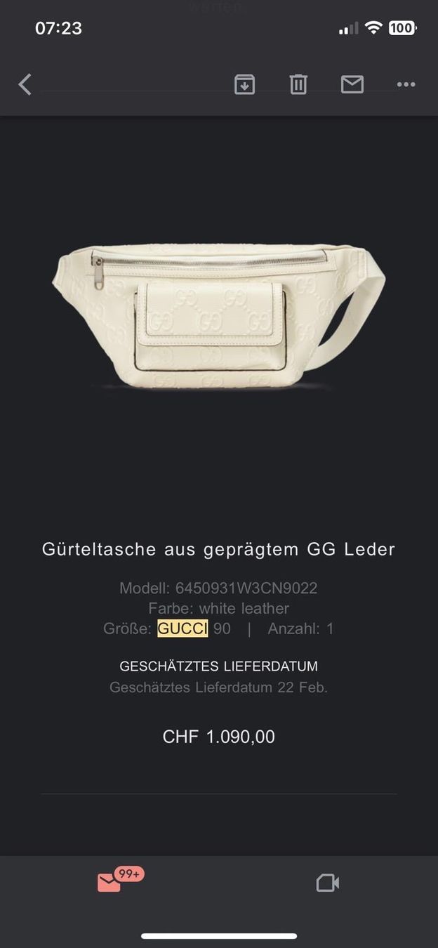 Gucci Taschen: Gucci Bauchtasche – Gebraucht aus Pieterlen von oce_9ntl 3