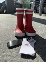 Aigle, bottes de pluie rouge, taille 19, neuves! ☔️