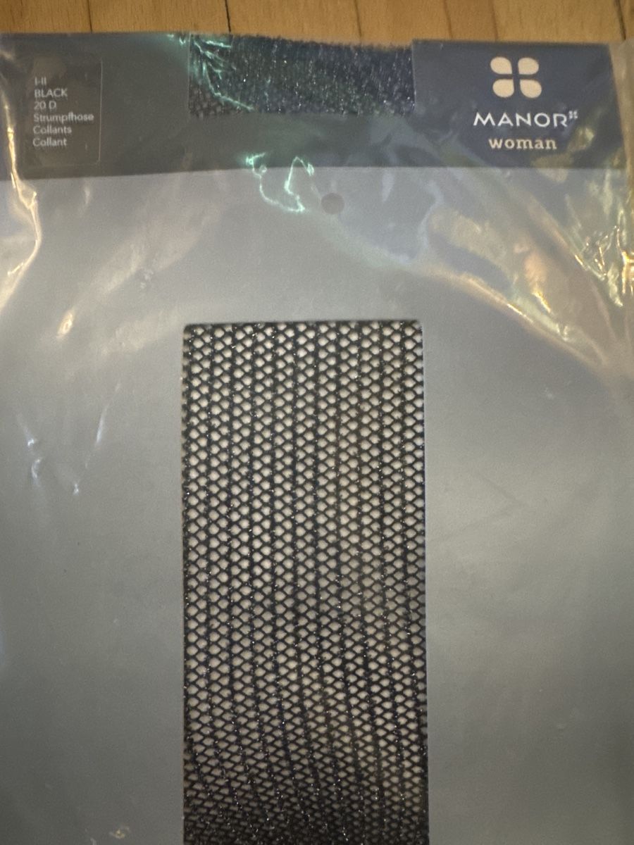 Calze & Collant: Manor Glitzer Strumpfhose Gr. S Schwarz Neu – Nuovo e nell'imballaggio originale da Seuzach venduto da CarmelinaFerraris