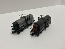 Märklin H0, AC, 2 Tankwagen, Nr.46?? Bespielt o. Verpackung