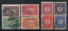 Deutsches Reich 1922 Restlot o/*