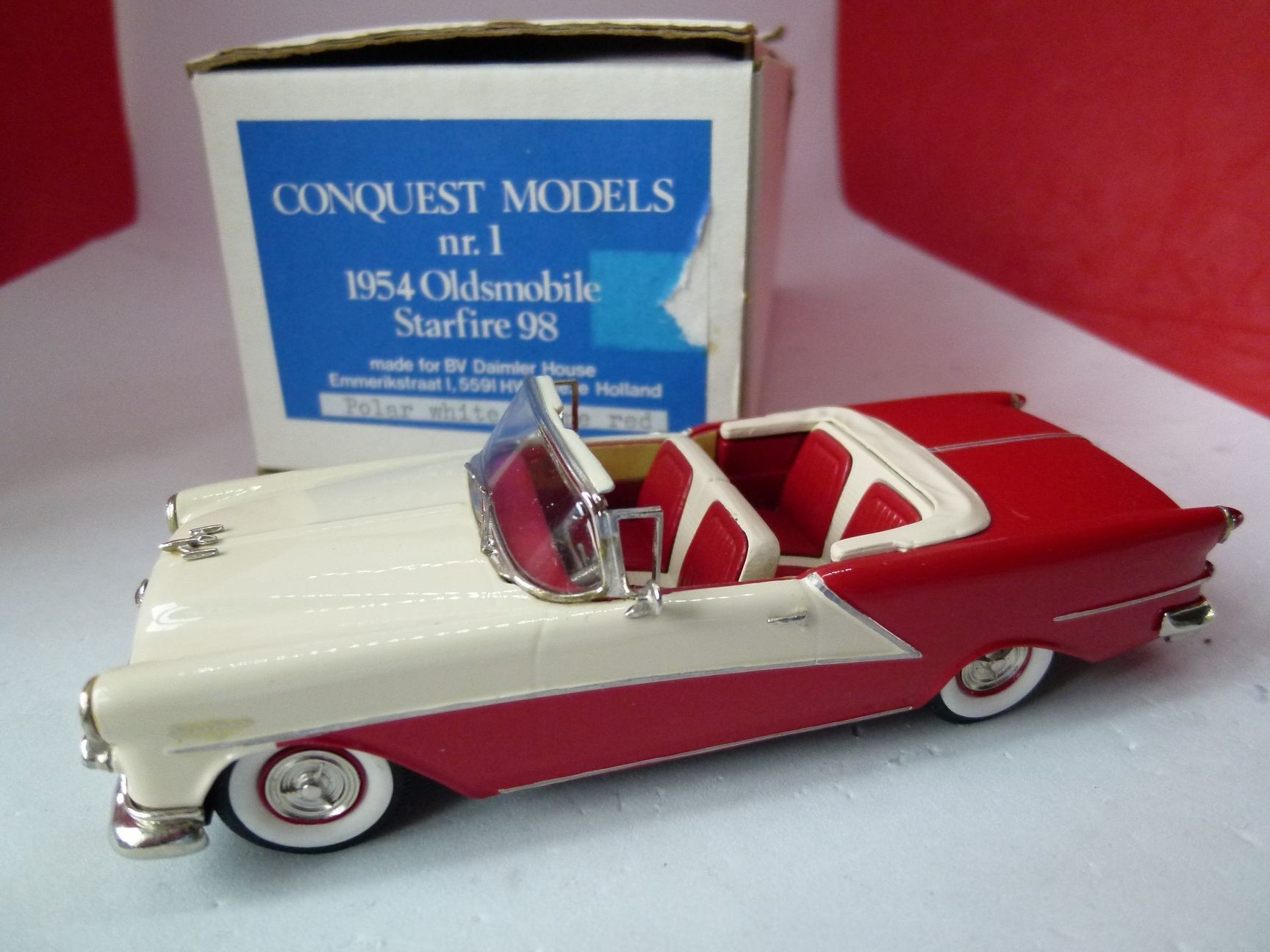 Brooklin Modellautos: CONQUEST Models -Oldsmobile Starfire 54 - WOW ! ( ebay 200.- – Neu (gemäss Beschreibung) aus Reiden von mondial2