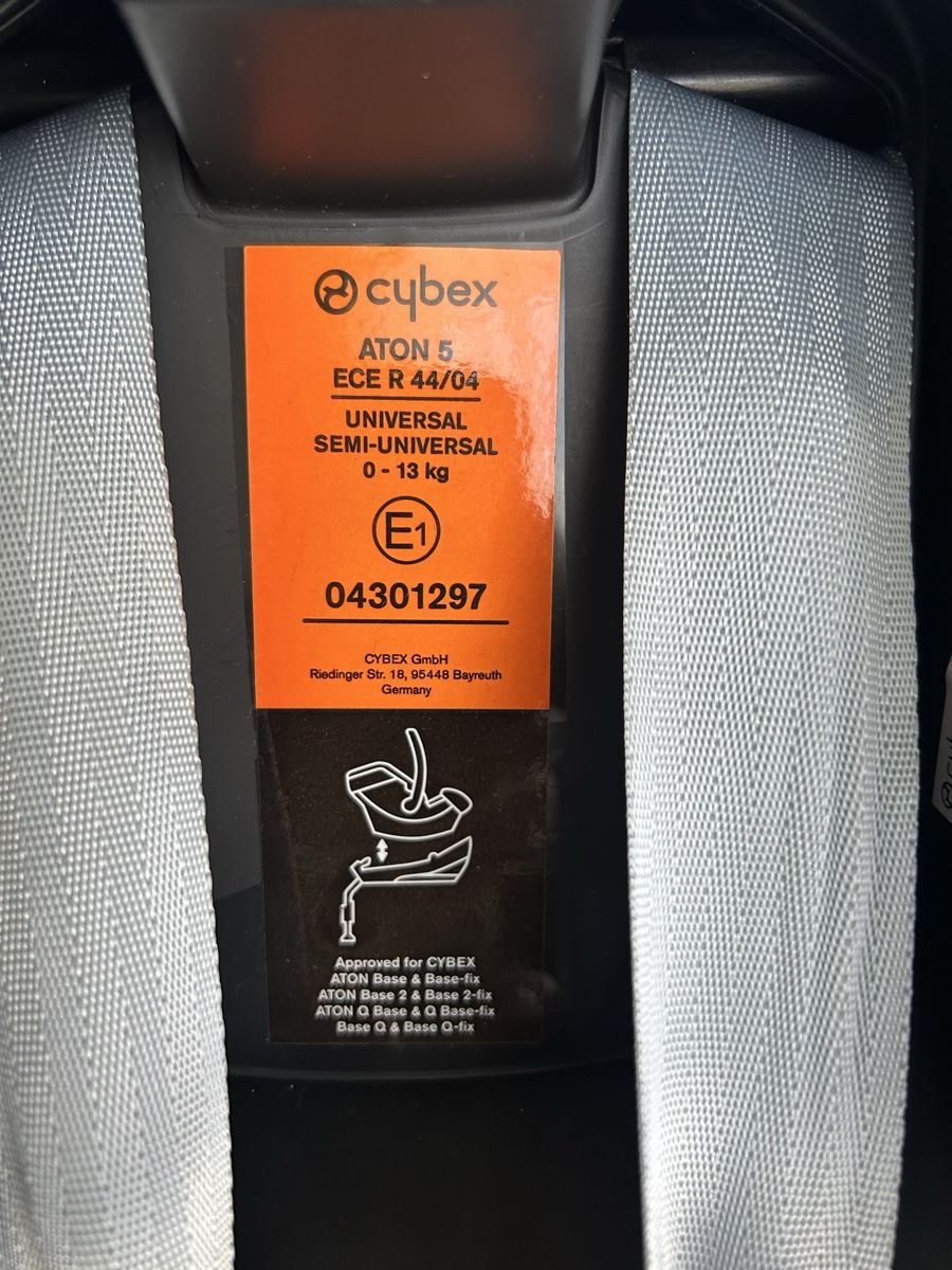 Cybex Seggiolini per auto: Cybex Aton 5 Granite Black Babyschale Autoschale – Usato da Zürich venduto da nam_cd9v 3