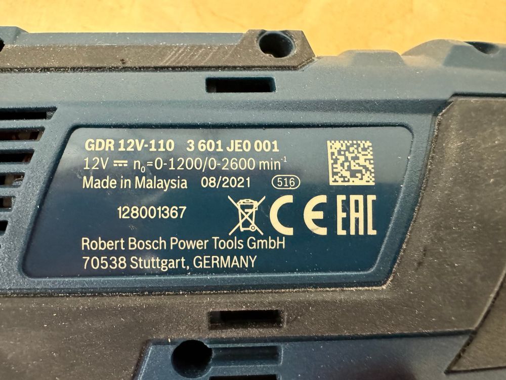 Bosch Professional GDR 12V-110 Drehschlagschrauber | Kaufen auf Ricardo