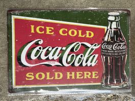 Coca cola ice sold Werbung Reklame Classic 