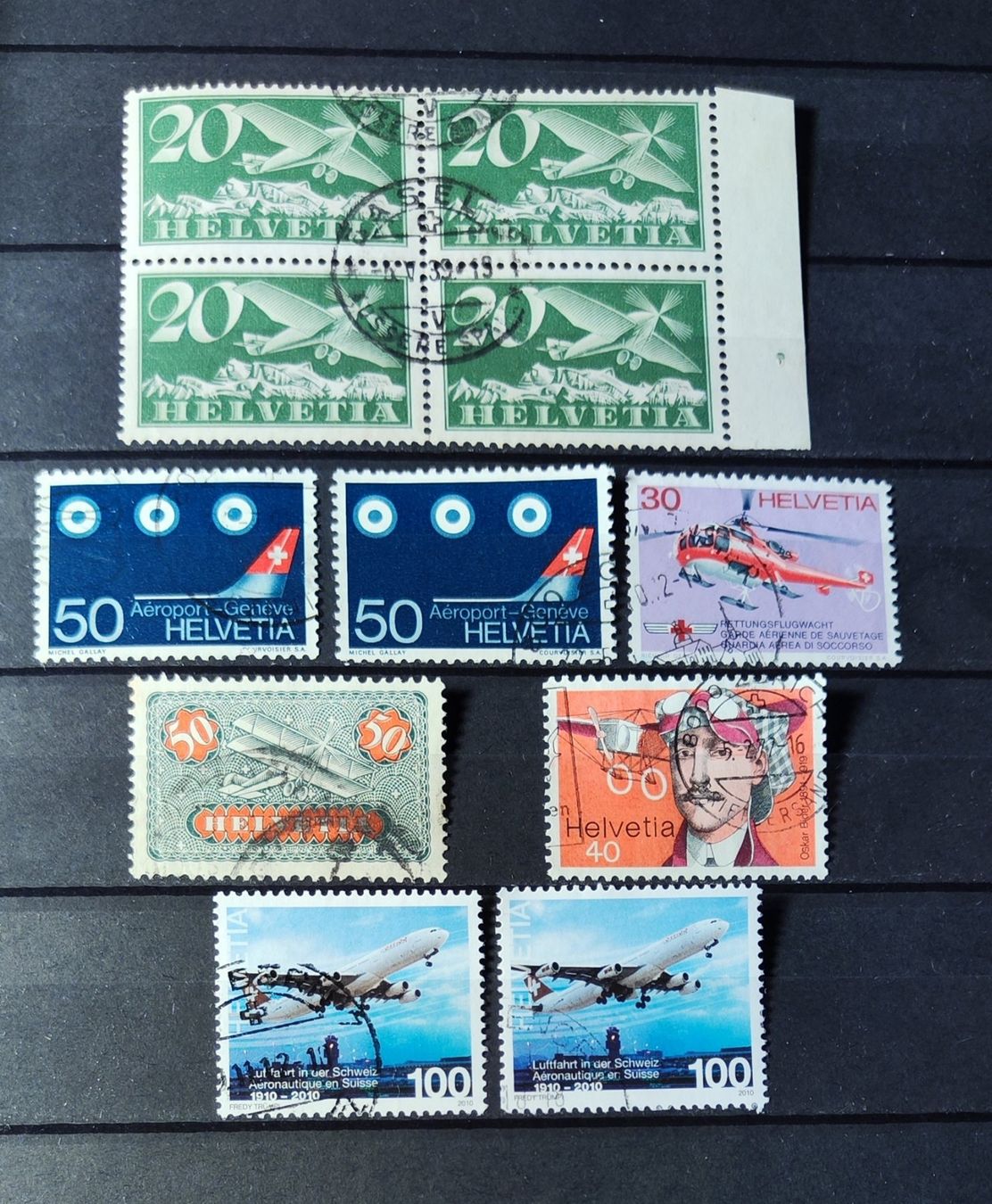 Tutti i francobolli: Aviatik Briefmarken – Usato da Lenzburg venduto da Dani_Lenzburg