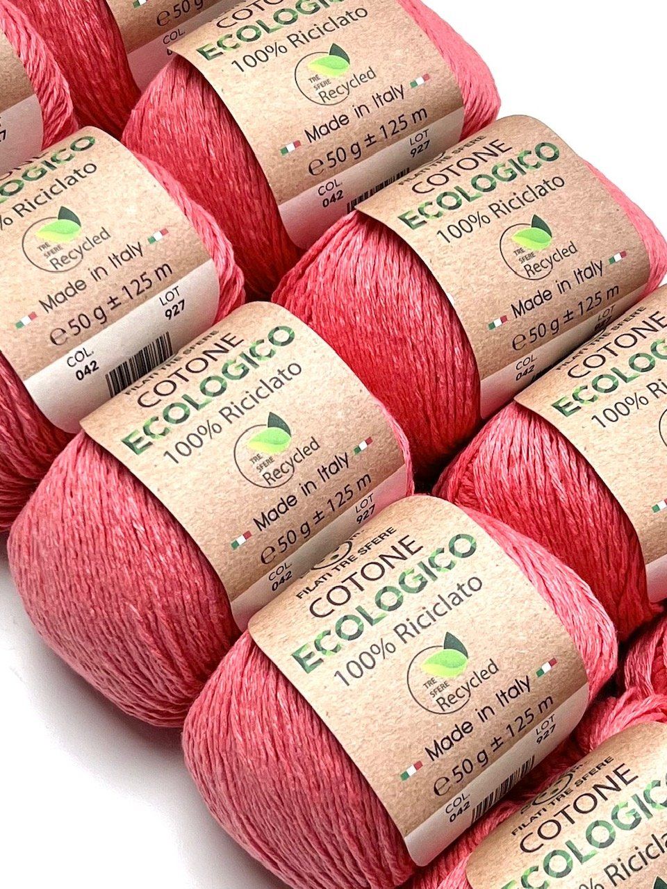 Wolle: Baumwolle Cotone Ecologico 10 Knäuel nr.042 – Neu und originalverpackt aus Plons von Zimpfer 2