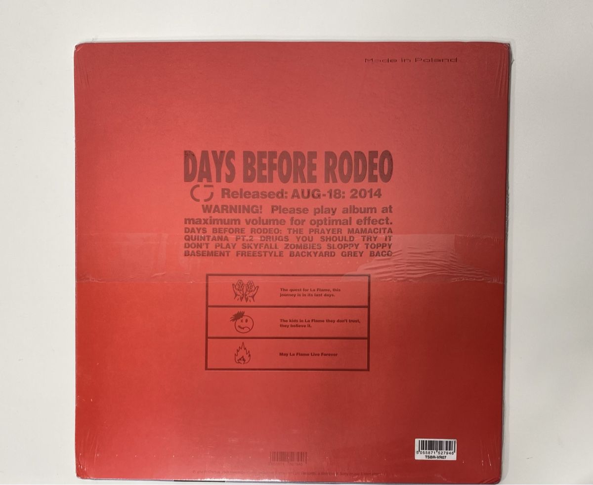Travis Scott Days Before Rodeo 10th Anniversary Vinyl LP (Neu und ...