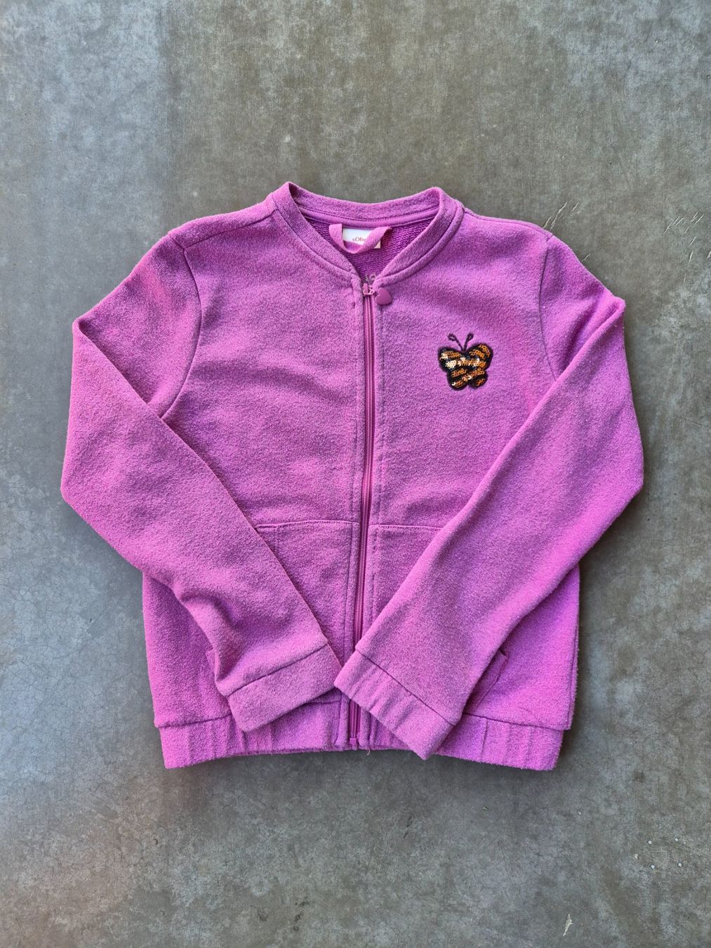 S.Oliver Pullover & Sweatshirts: Glitzersweatjacke von S.Oliver Gr. 128/134 – Gebraucht aus Jona von Mimimi87 1