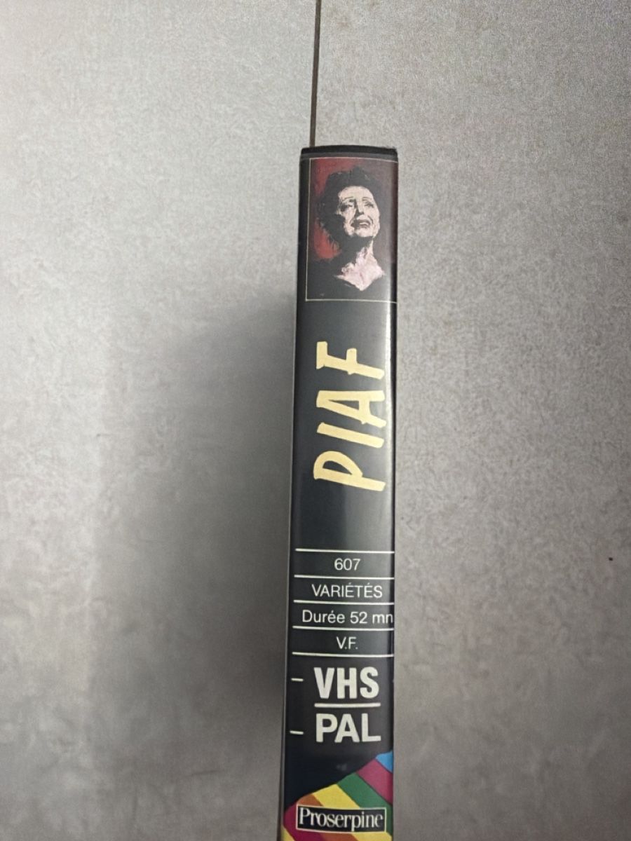Alle VHS: VHS Edith Piaf Live 1962 PAL V.F. 52 min – Gebraucht aus Martigny von Jacoosh1234 1