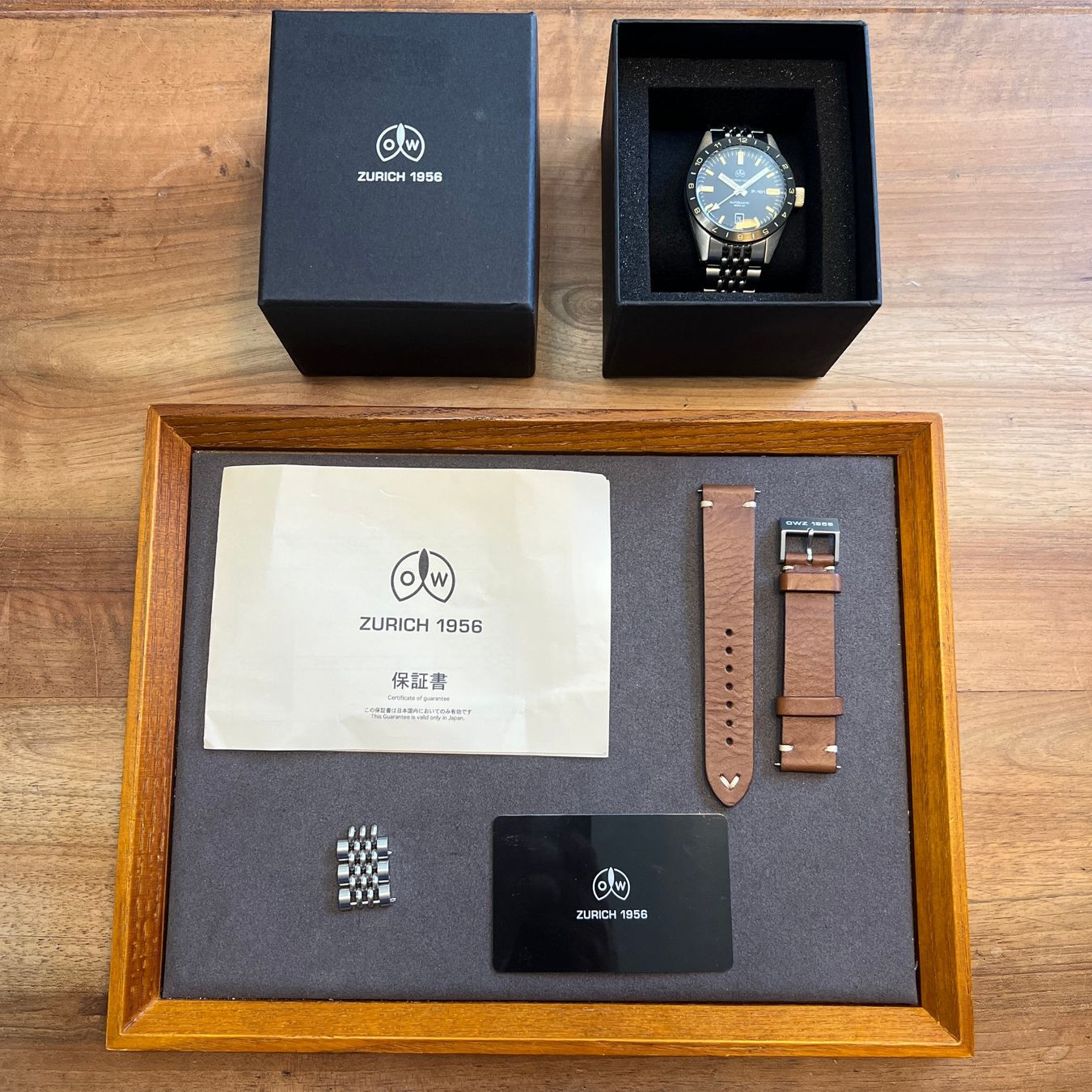 Orologi: FLASH SALE Ollech & Wajs Automatic Date Full Set OW P-101S – Usato da Carouge GE venduto da Watchaser 9