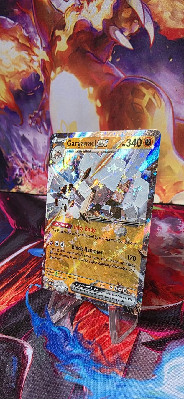 Pokémon Carte collezionabili: Garganacl ex 089/142 Stellar Crown SCR – Nuovo (secondo la descrizione) da Frutigen venduto da Sinnohan_Zorua 1