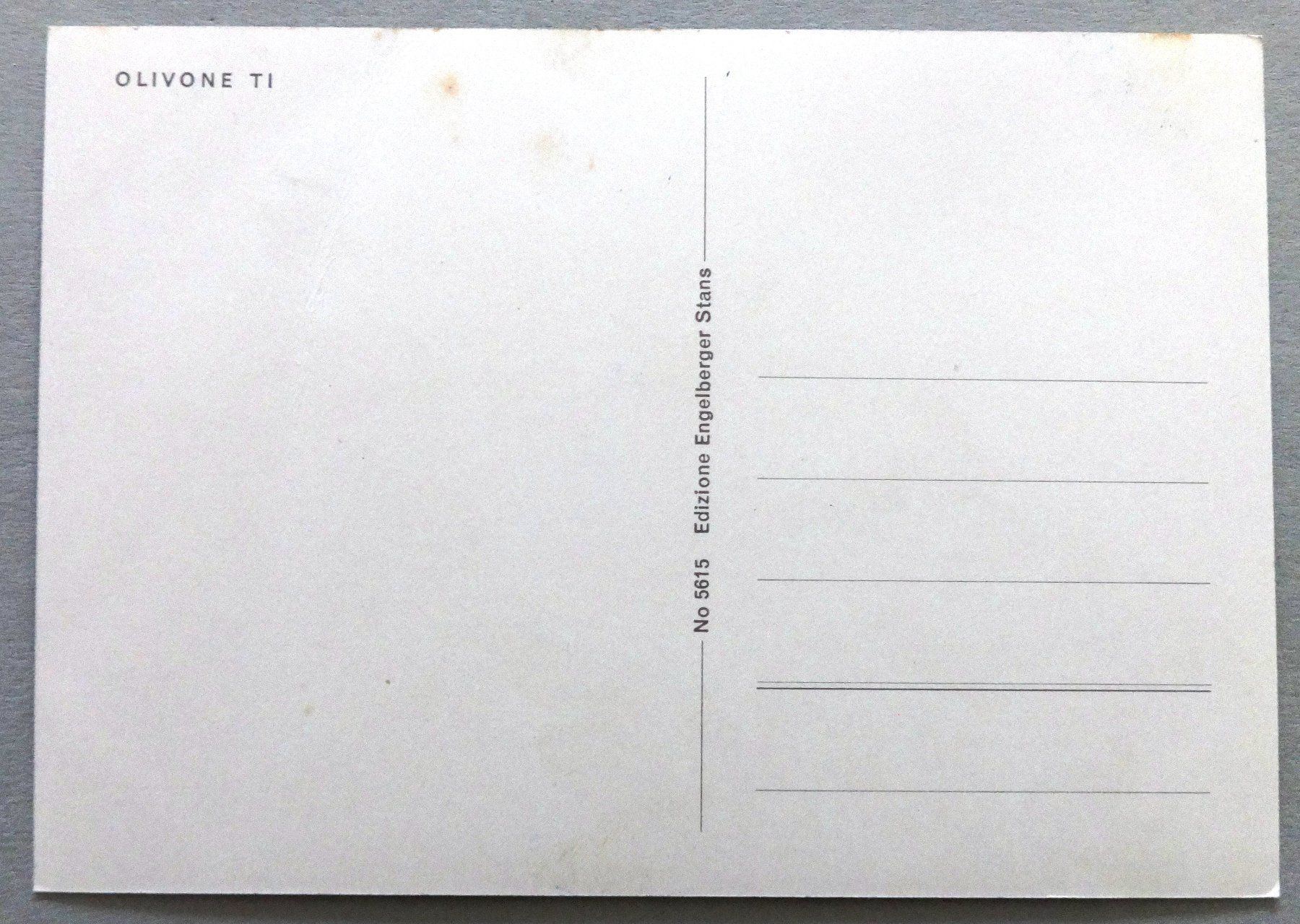 Cartes postales: Olivone – Défectueux à Fétigny par Billy2miny 1