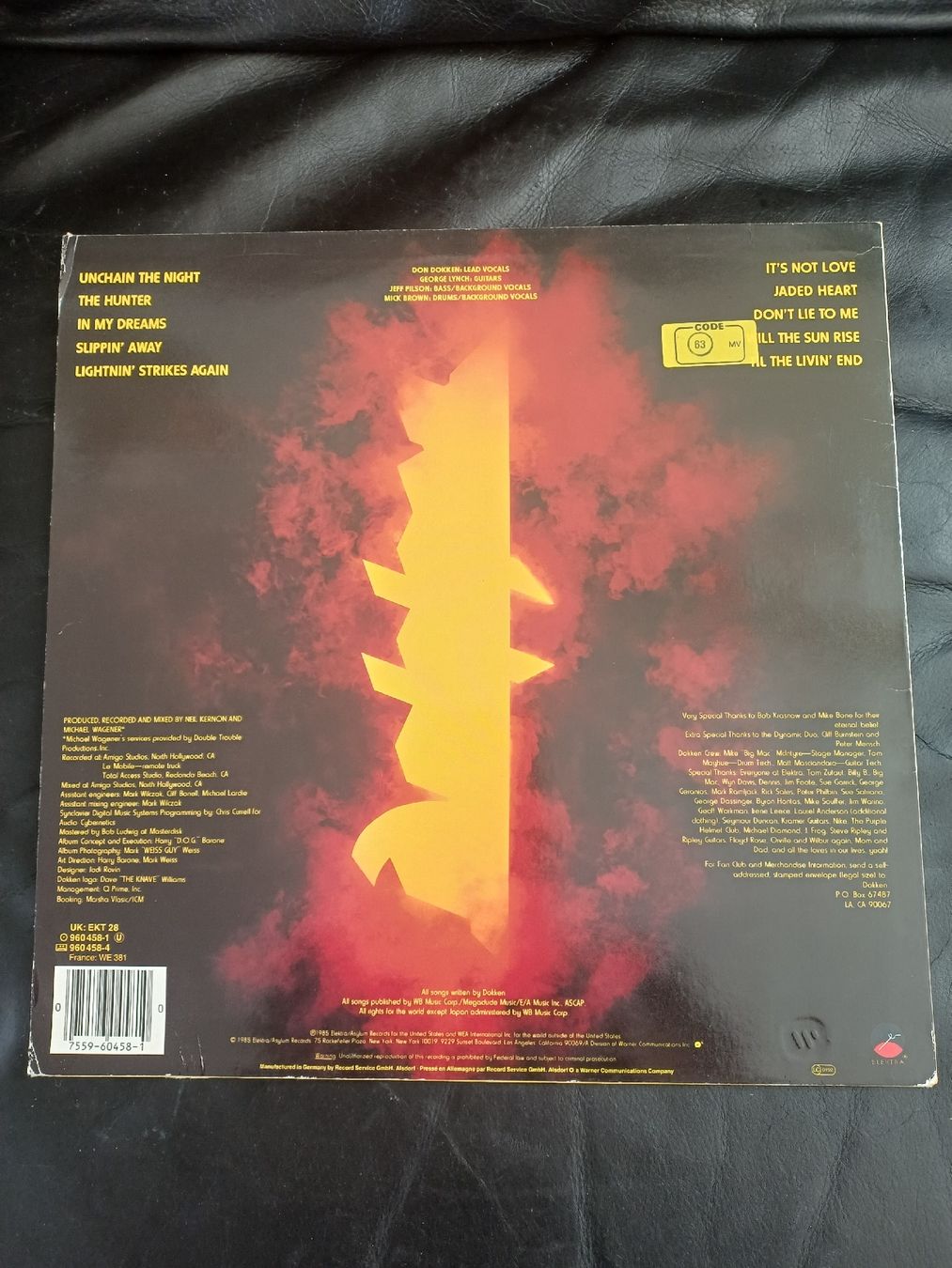 Dischi in vinile: Original Vinyl: Dokken - Under Lock and Key, Elektra '85 – Usato da Ebersecken venduto da Napf08 1