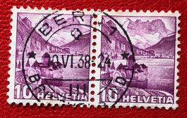 Nr.203 Paar mit VollStempel  Bern