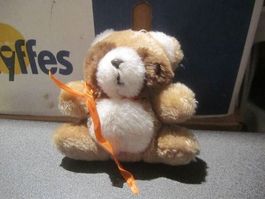 Teddy - Bär hellbraun/weiss/dunkel