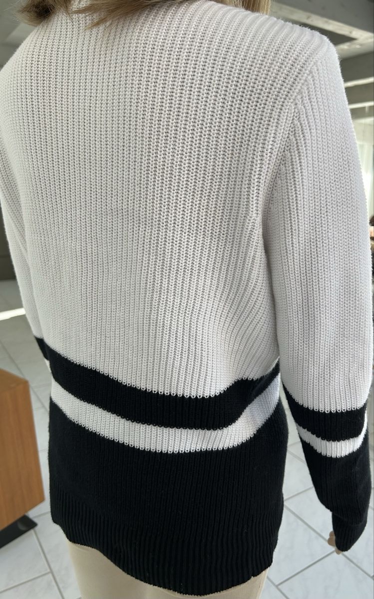 Ralph Lauren Pulls & Sweat-shirts: Ralph Lauren Active, sweater, Size S/M, Zip, White/Black – Neuf (Voir description) à Saland par ele_vc96 2