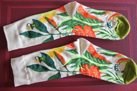 1 Paar Damen Dicke Mischgewebe Blumensocken Total Süss NEU
