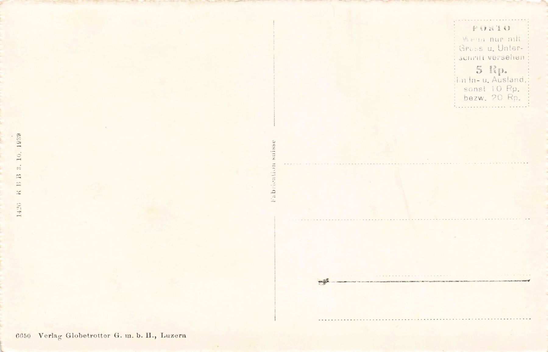Cartoline postali: Brünig Passhöhe Zug – Usato da Biasca venduto da Blenio71 1