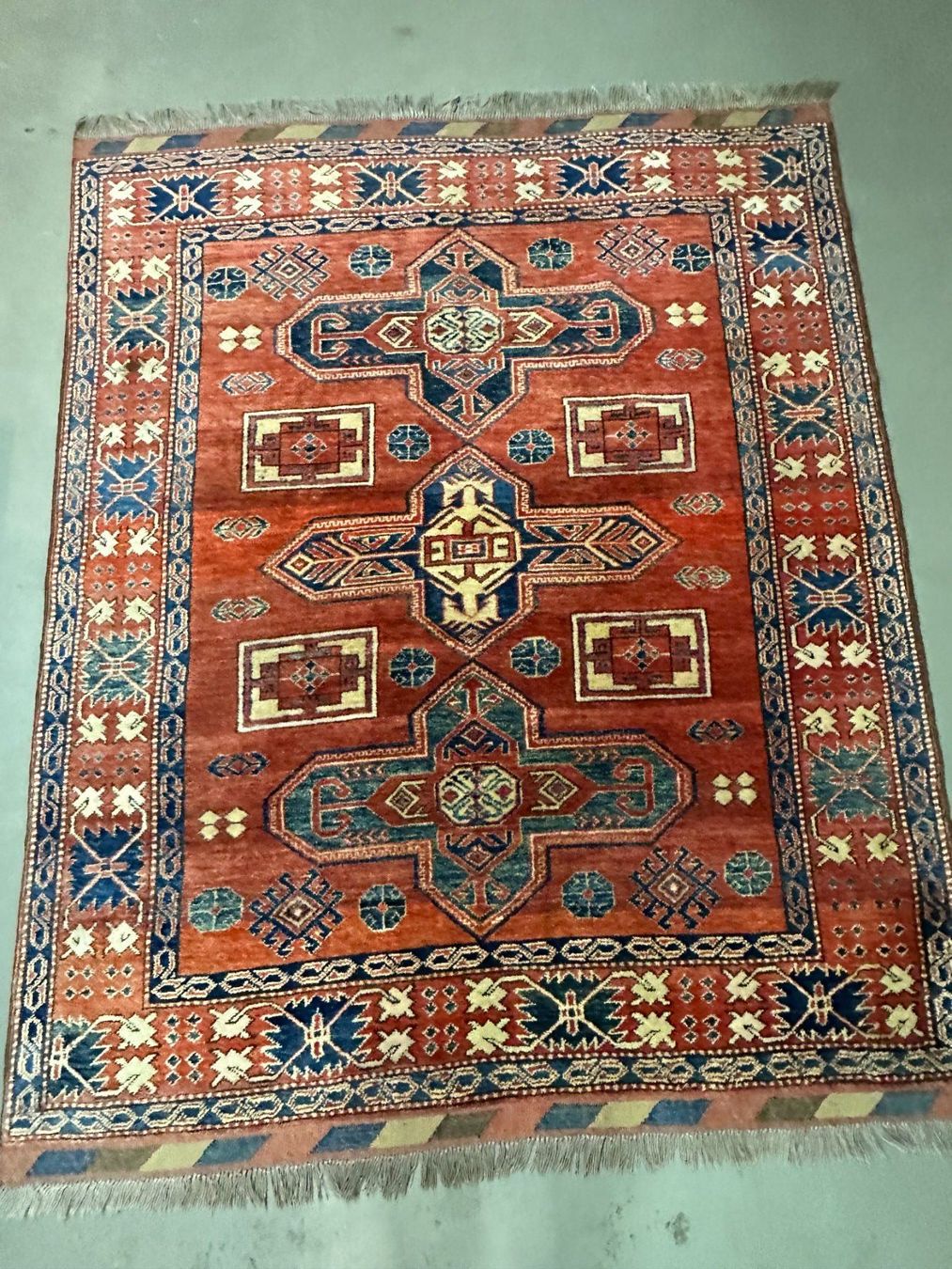 Tappeti: Teppich handgeknüpft Orientteppich 162x190cm Perserteppich? – Usato da Luzern venduto da Lager6640 8