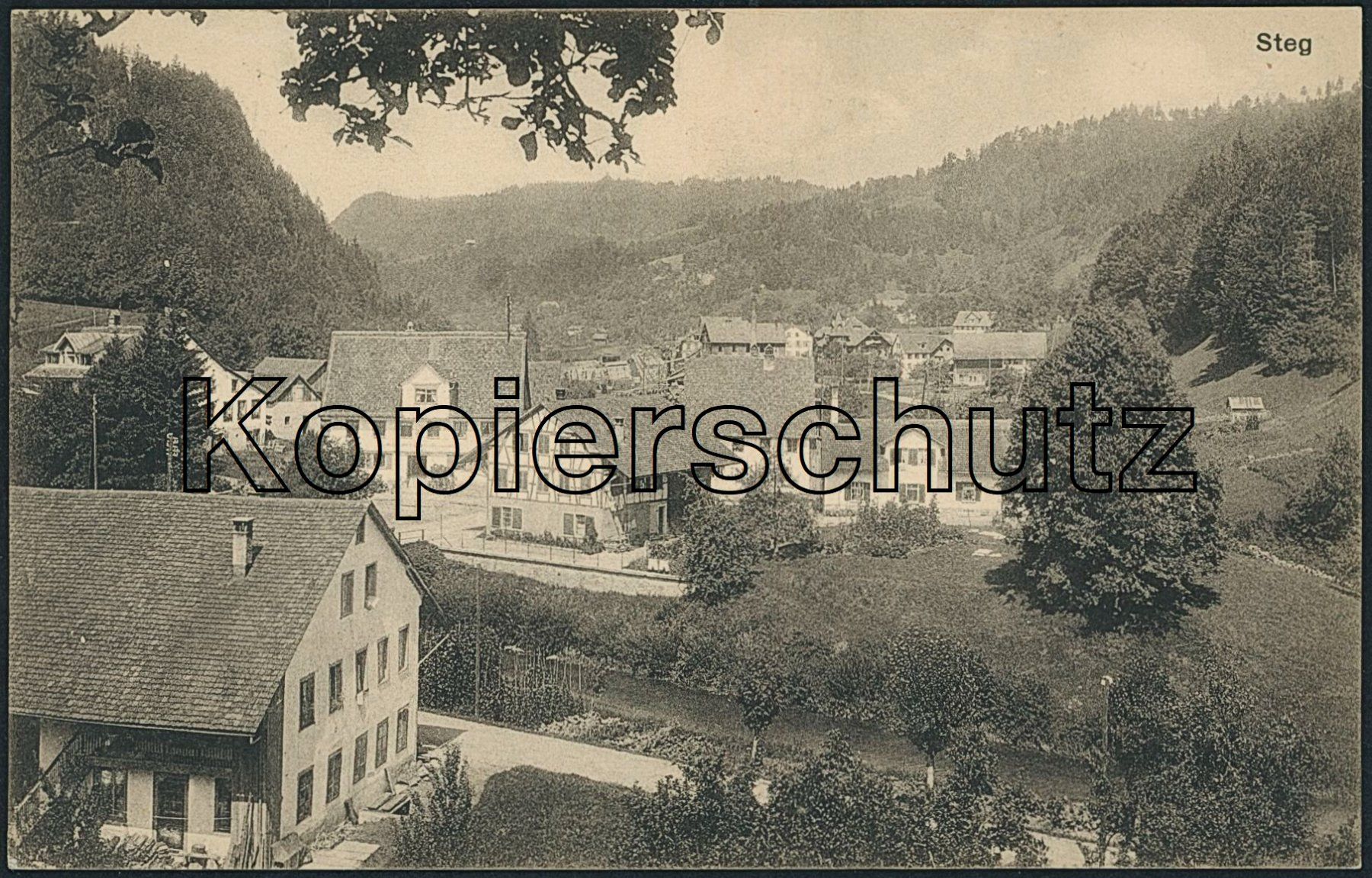 Cartoline postali: ZH Steg - Fischenthal – Usato da Schindellegi venduto da leecollect