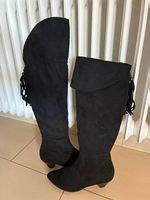 Overknee Stiefel Overknees schwarz Grösse 38 neuwertig