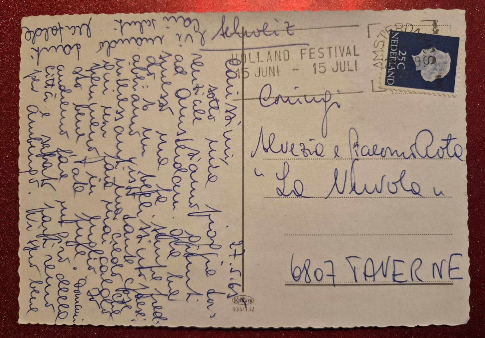 Cartoline postali: Amsterdam 1965 – Usato da Melchnau venduto da Arthurius 1