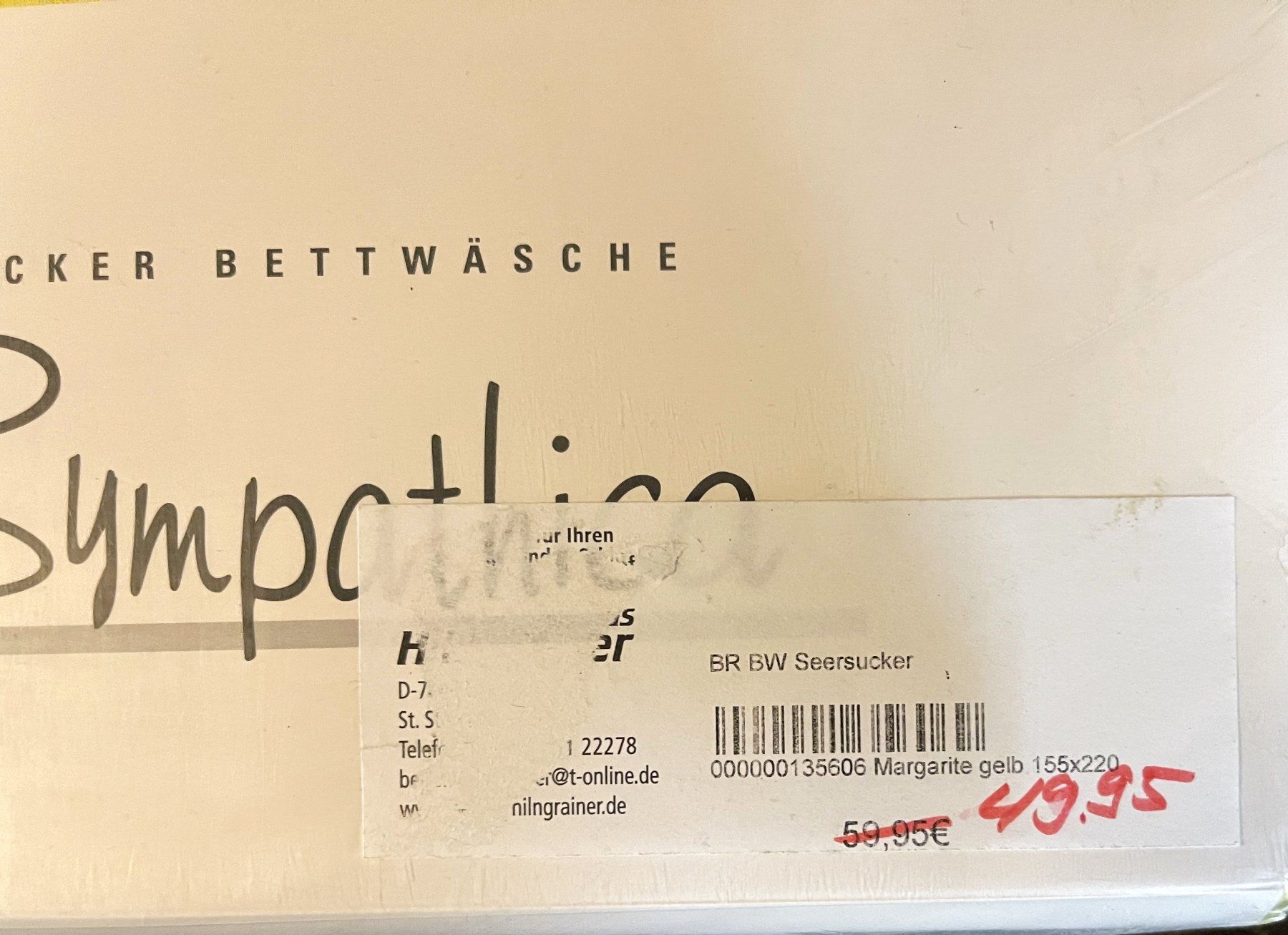 Biancheria da letto: Sympathica Bettwäsche 155x220cm - 80x80cm – Nuovo e nell'imballaggio originale da Oftringen venduto da Vucki 3