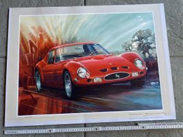 Edler Siebdruck Ferrari 250 GTO Paul Bracq