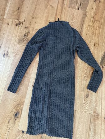 Damen Kleid von ONLY, Grösse XS, Dunkelgrau, Langarm 👗❄️