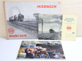 Märklin 3 x Katalog 1930er Jahre "Zürich" Rarität 00/H0 Rar
