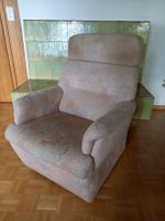 Sessel  mit Stoffbezug 