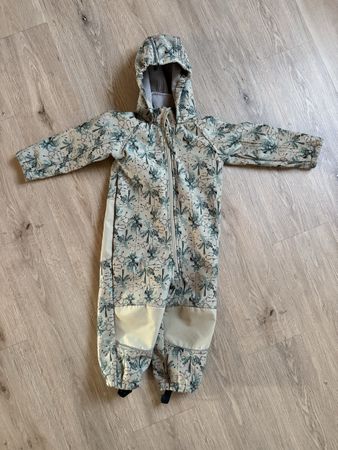 Mikk-Line Softshell-Overall Kinder Grösse 98 bedruckt guter