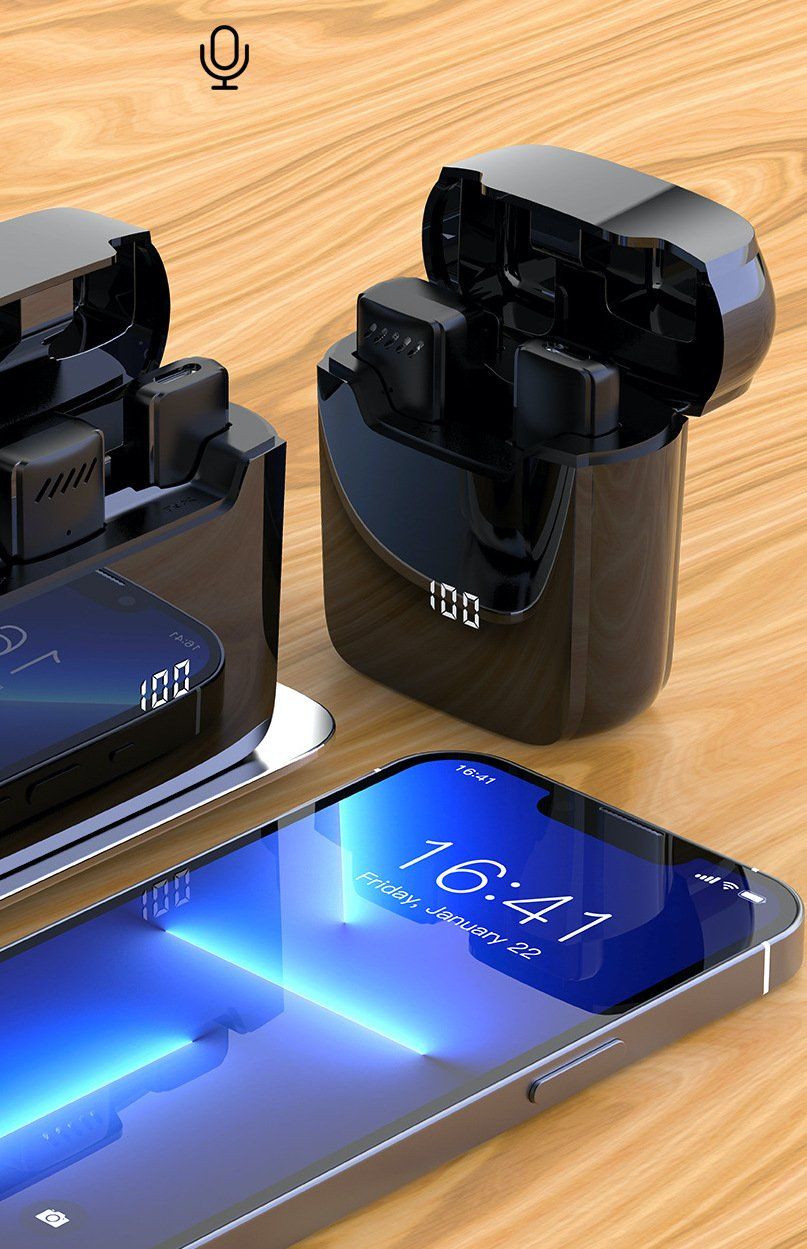Microfoni: Microphone Clip Enregistrement lightning type-C sans fil – Nuovo e nell'imballaggio originale da Morges venduto da DigiAC 3