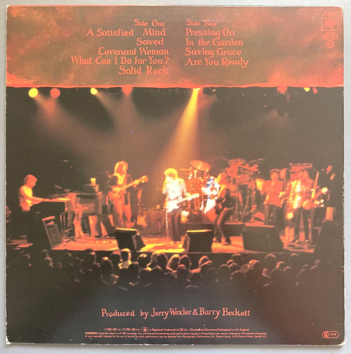 Vinyles: BOB DYLAN - SAVED – D'occasion à Poliez-Pittet par Newtown-Records 1