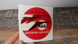 Austrian Airlines Sticker Retro Aua Kofferaufkleber Rimowa
