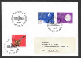 Sonderbrief S 1364 Conc. Eurov. Chanson Lausanne 1.-6.5.1989