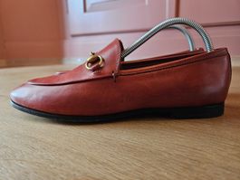 Gucci Horsebit Jordaan Loafers sz 36 red salmon colour