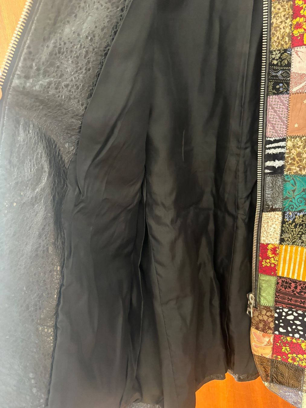 Roberto Cavalli Jacken: Roberto Cavalli Vintage 90s Patchwork Lederjacke M — Zertifi – Gebraucht aus Basel von kia_wlc2 4