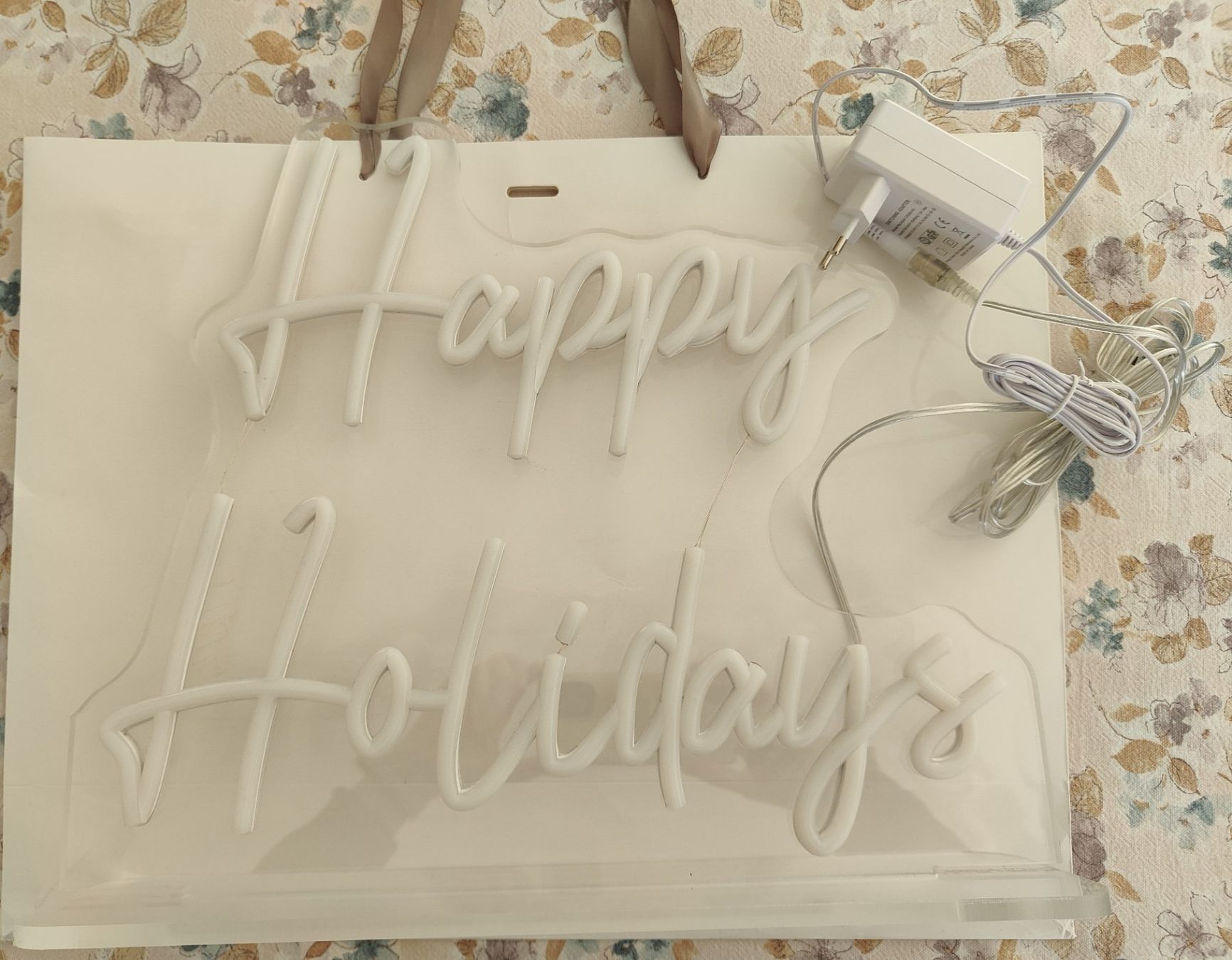 Tutte le decorazioni: HAPPY HOLIDAY - Neon Schild – Usato da Rancate venduto da Solo_cose_belle 4