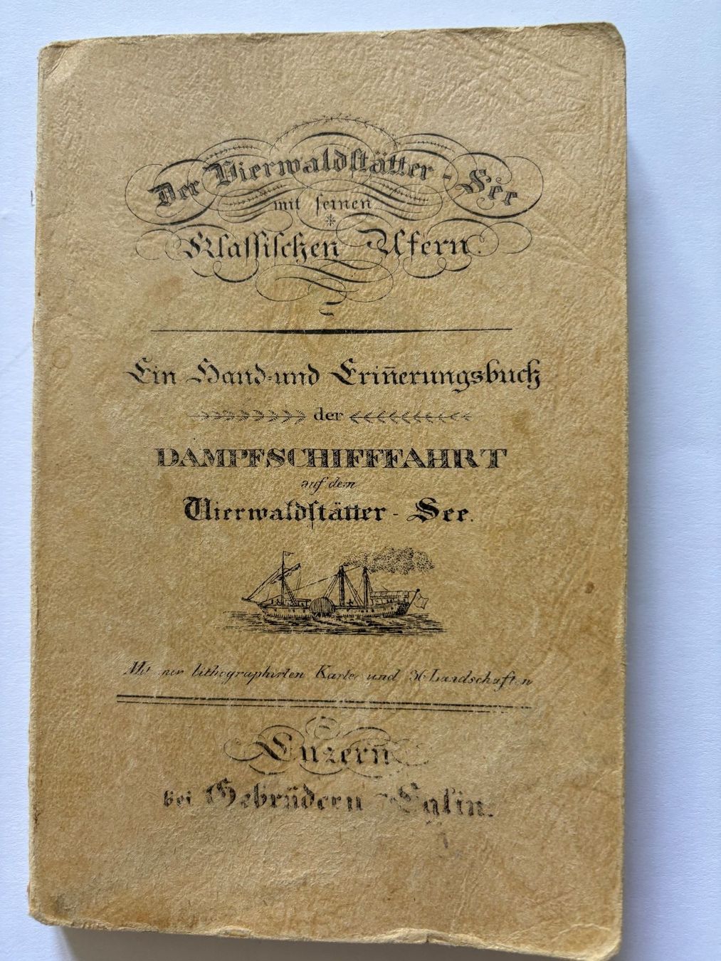 Libri: Dampfschifffahrt auf dem Vierwaldstättersee – Usato da Wangen b. Olten venduto da oldies6