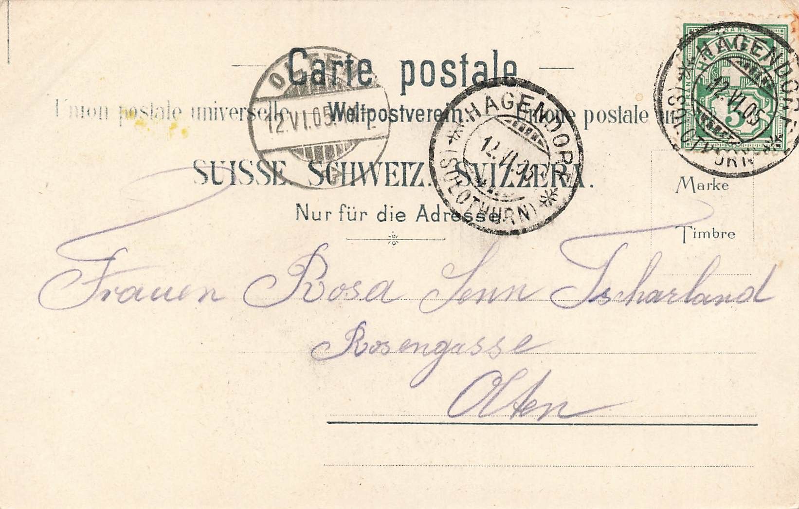 Cartoline postali: Gipfel des lauberhorn – Usato da Biasca venduto da Blenio71 1